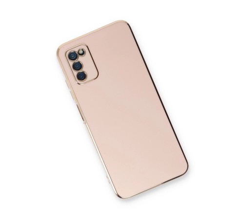 Samsung Galaxy A03S Kılıf Volet Silikon - Pembe
