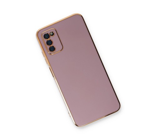 Samsung Galaxy A03S Kılıf Volet Silikon - Mor Samsung Galaxy A03S Kılıf Volet Silikon - Mor