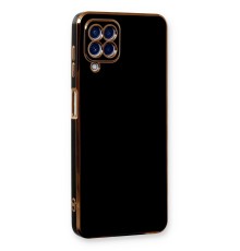 Samsung Galaxy A22 Kılıf Volet Silikon - Siyah