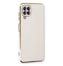Samsung Galaxy A22 Kılıf Volet Silikon - Beyaz