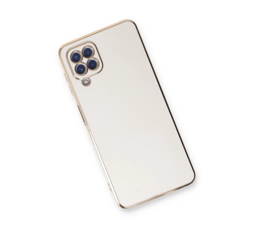Samsung Galaxy A22 Kılıf Volet Silikon - Beyaz