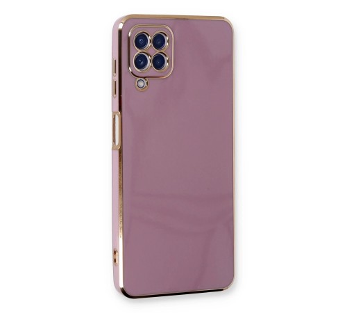 Samsung Galaxy A22 Kılıf Volet Silikon - Mor