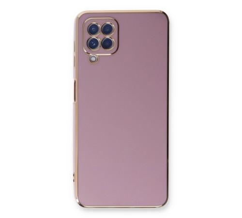 Samsung Galaxy A22 Kılıf Volet Silikon - Mor