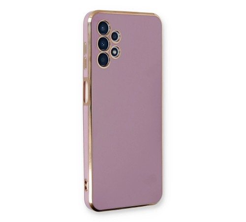 Samsung Galaxy A13 4G Kılıf Volet Silikon - Mor