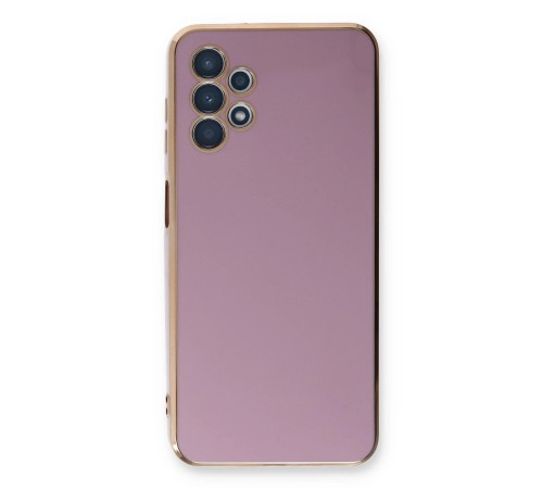 Samsung Galaxy A13 4G Kılıf Volet Silikon - Mor