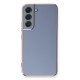 Samsung Galaxy S22 Plus Kılıf Volet Silikon - Mavi