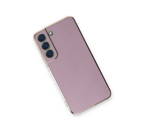 Samsung Galaxy S22 Plus Kılıf Volet Silikon - Mor Samsung Galaxy S22 Plus Kılıf Volet Silikon - Mor