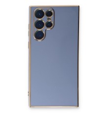 Samsung Galaxy S22 Ultra Kılıf Volet Silikon - Mavi