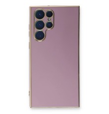 Samsung Galaxy S22 Ultra Kılıf Volet Silikon - Mor