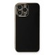 iPhone 13 Pro Max Kılıf Volet Silikon - Siyah