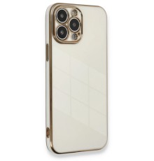 iPhone 13 Pro Max Kılıf Volet Silikon - Beyaz