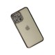 iPhone 12 Pro Kılıf Joke Taşlı Silikon - Siyah