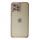 iPhone 12 Pro Kılıf Joke Taşlı Silikon - Pembe