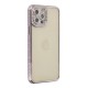 iPhone 12 Pro Kılıf Joke Taşlı Silikon - Mor