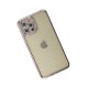 iPhone 12 Pro Kılıf Joke Taşlı Silikon - Mor