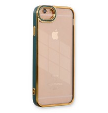 iPhone 6 Kılıf Liva Lens Silikon - Yeşil