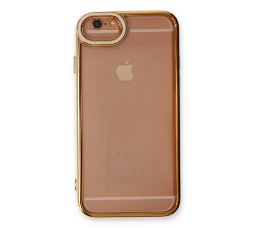 iPhone 6 Kılıf Liva Lens Silikon - Pudra iPhone 6 Kılıf Liva Lens Silikon - Pudra