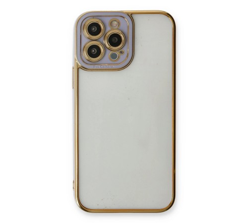 iPhone 13 Pro Max Kılıf Liva Lens Silikon - Lila iPhone 13 Pro Max Kılıf Liva Lens Silikon - Lila