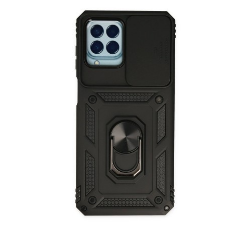 Samsung Galaxy M33 Kılıf Pars Lens Yüzüklü Silikon - Siyah Samsung Galaxy M33 Kılıf Pars Lens Yüzüklü Silikon - Siyah