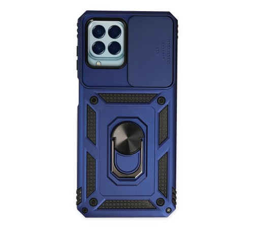 Samsung Galaxy M33 Kılıf Pars Lens Yüzüklü Silikon - Lacivert Samsung Galaxy M33 Kılıf Pars Lens Yüzüklü Silikon - Lacivert
