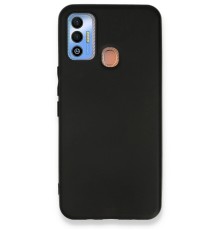Tecno Spark 7T Kılıf First Silikon - Siyah