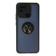 Xiaomi Redmi 10C Kılıf Montreal Yüzüklü Silikon Kapak - Siyah