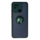Xiaomi Redmi 10C Kılıf Montreal Yüzüklü Silikon Kapak - Yeşil