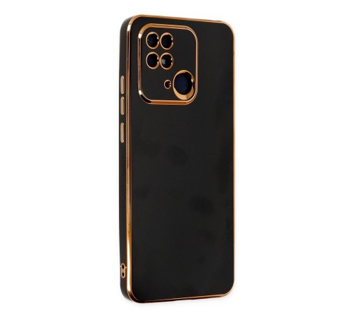 Xiaomi Redmi 10C Kılıf Volet Silikon - Siyah Xiaomi Redmi 10C Kılıf Volet Silikon - Siyah