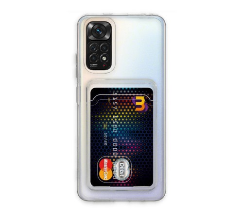 Xiaomi Redmi Note 11 Kılıf Kart Şeffaf Silikon - Şeffaf Xiaomi Redmi Note 11 Kılıf Kart Şeffaf Silikon - Şeffaf