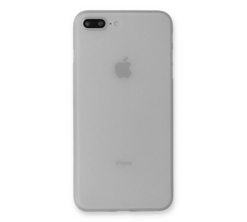 iPhone 7 Plus Kılıf PP Ultra İnce Kapak - Beyaz iPhone 7 Plus Kılıf PP Ultra İnce Kapak - Beyaz