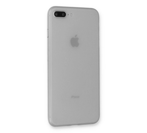 iPhone 7 Plus Kılıf PP Ultra İnce Kapak - Beyaz iPhone 7 Plus Kılıf PP Ultra İnce Kapak - Beyaz