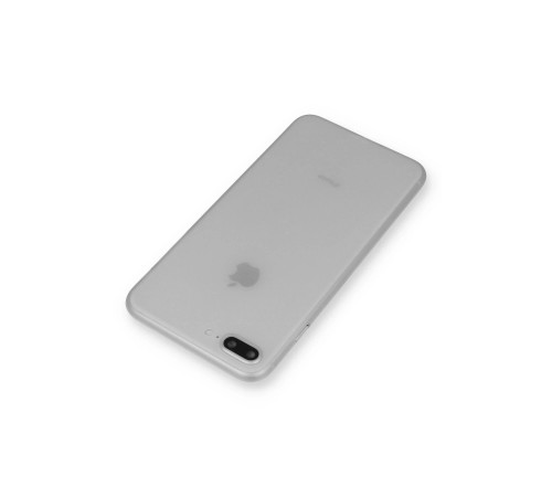 iPhone 7 Plus Kılıf PP Ultra İnce Kapak - Beyaz iPhone 7 Plus Kılıf PP Ultra İnce Kapak - Beyaz