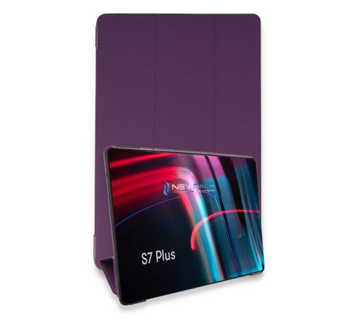 Samsung Galaxy T970 Tab S7 Plus 12.4 Kılıf Tablet Smart Kılıf - Mor Samsung Galaxy T970 Tab S7 Plus 12.4 Kılıf Tablet Smart Kılıf - Mor