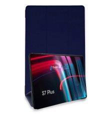 Samsung Galaxy T970 Tab S7 Plus 12.4 Kılıf Tablet Smart Kılıf - Lacivert
