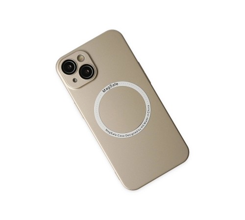 iPhone 13 Kılıf Jack Magneticsafe Lens Silikon - Gold iPhone 13 Kılıf Jack Magneticsafe Lens Silikon - Gold