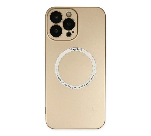 iPhone 13 Pro Kılıf Jack Magneticsafe Lens Silikon - Gold iPhone 13 Pro Kılıf Jack Magneticsafe Lens Silikon - Gold
