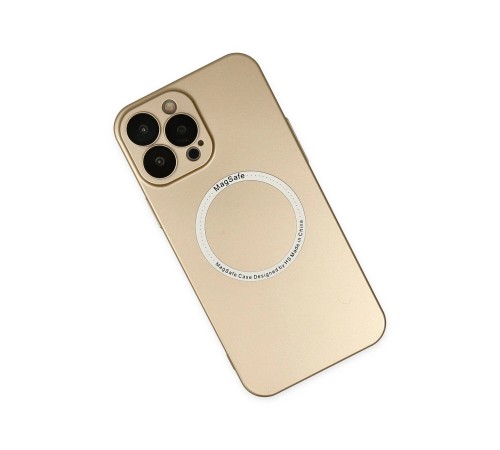 iPhone 13 Pro Kılıf Jack Magneticsafe Lens Silikon - Gold iPhone 13 Pro Kılıf Jack Magneticsafe Lens Silikon - Gold