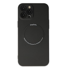 iPhone 12 Pro Max Kılıf Jack Magneticsafe Lens Silikon - Siyah