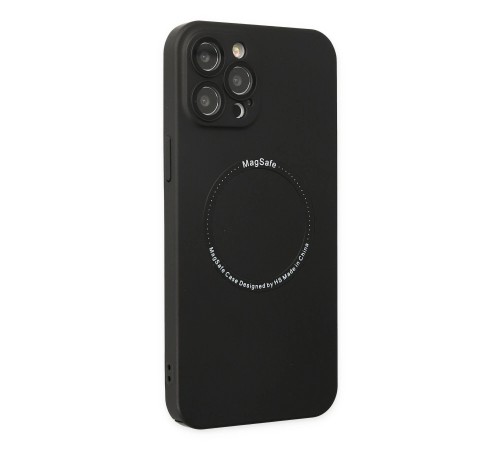 iPhone 12 Pro Max Kılıf Jack Magneticsafe Lens Silikon - Siyah iPhone 12 Pro Max Kılıf Jack Magneticsafe Lens Silikon - Siyah