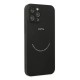iPhone 12 Pro Max Kılıf Jack Magneticsafe Lens Silikon - Siyah
