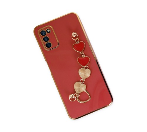 Samsung Galaxy A03S Kılıf Esila Silikon - Kırmızı
