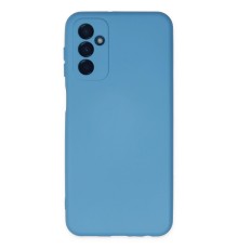 Samsung Galaxy M23 Kılıf Nano içi Kadife Silikon - Mavi