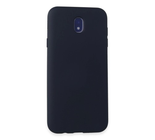 Samsung Galaxy J7 Pro / J730 Kılıf Nano içi Kadife Silikon - Koyu Mavi Samsung Galaxy J7 Pro / J730 Kılıf Nano içi Kadife Silikon - Koyu Mavi