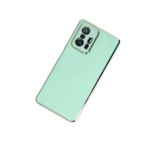 Xiaomi Mi 11T Pro Kılıf Volet Silikon - Açık Yeşil Xiaomi Mi 11T Pro Kılıf Volet Silikon - Açık Yeşil