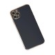 iPhone 11 Pro Max Kılıf Volet Silikon - Siyah