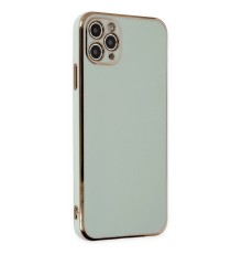 iPhone 11 Pro Max Kılıf Volet Silikon - Açık Yeşil