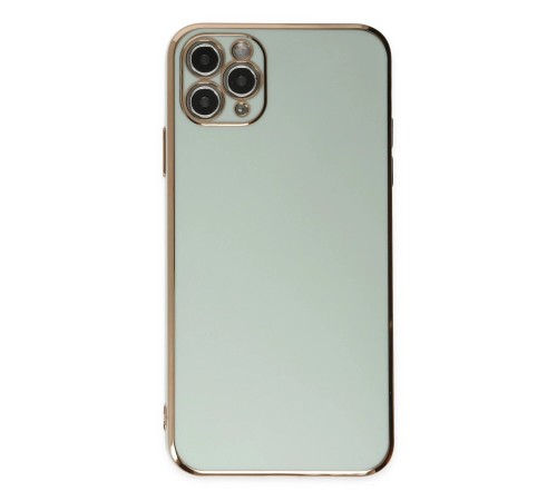 iPhone 11 Pro Max Kılıf Volet Silikon - Açık Yeşil iPhone 11 Pro Max Kılıf Volet Silikon - Açık Yeşil