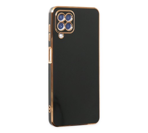 Samsung Galaxy A12 Kılıf Volet Silikon - Siyah Samsung Galaxy A12 Kılıf Volet Silikon - Siyah