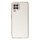 Samsung Galaxy A12 Kılıf Volet Silikon - Beyaz