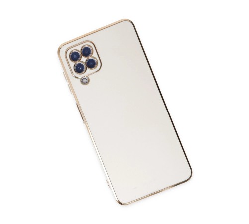 Samsung Galaxy A12 Kılıf Volet Silikon - Beyaz Samsung Galaxy A12 Kılıf Volet Silikon - Beyaz